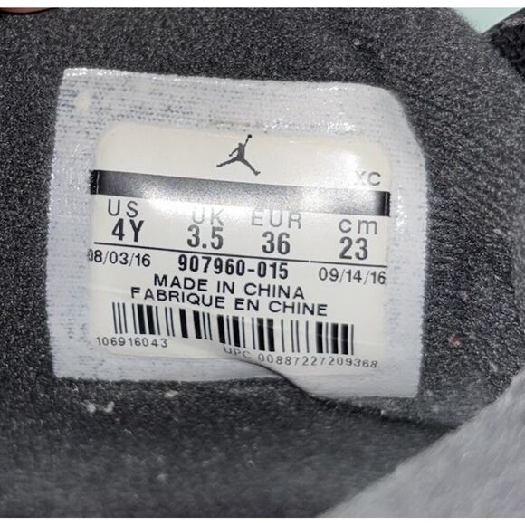 Nike Air Jordan 6 Retro All Star Chameleon Size 4 Youth 907960-015 2016 - Picture 9 of 9